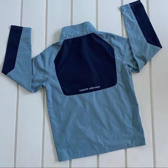 Under Armour Lightweight Full Zip Polyester Windbreaker Jacket Size Small - Picture 8 of 11